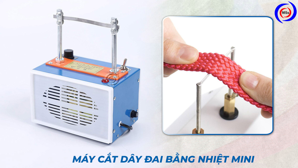 Máy cắt dây đai nhiệt mini bằng tay Máy cắt dây đai nhiệt mini bằng tay