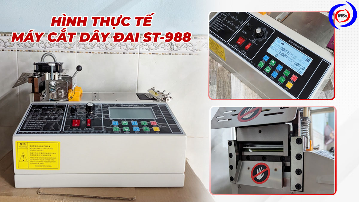 Máy cắt dây đai nhiệt ST-988 Máy cắt dây đai nhiệt ST-988