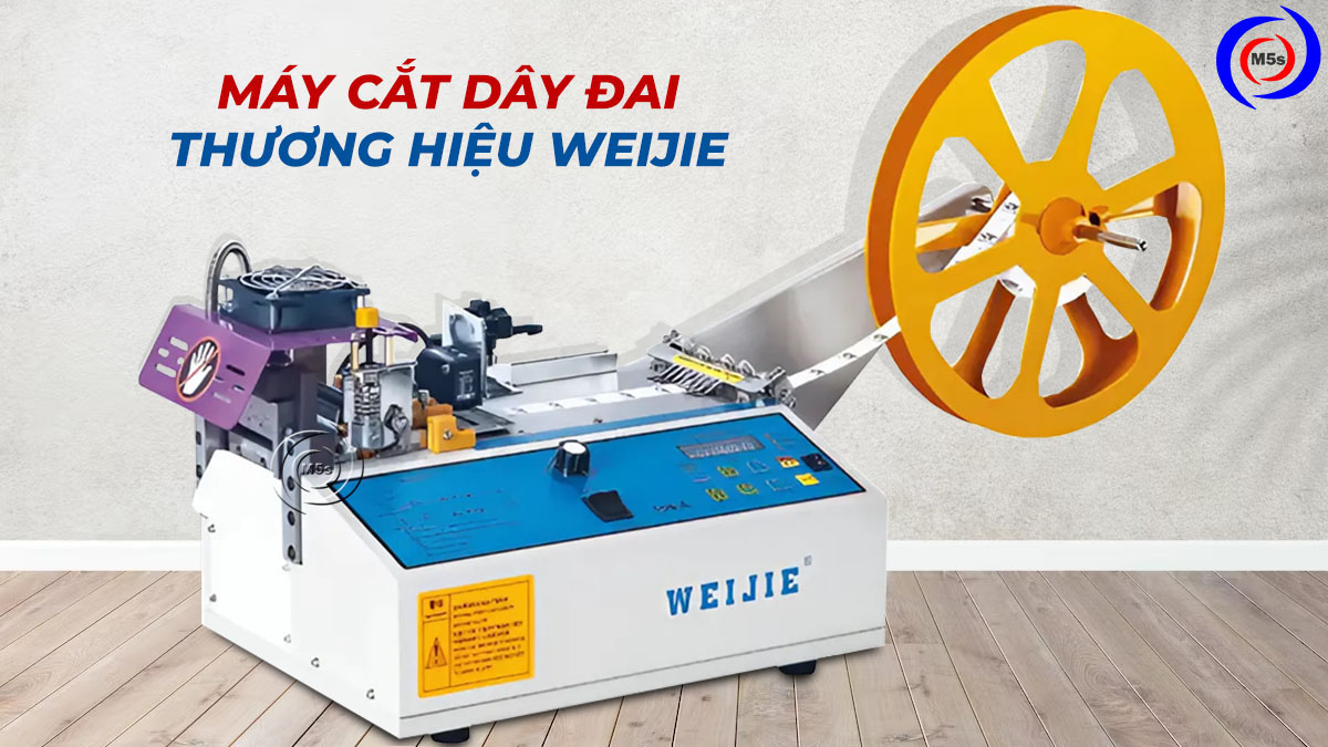 Máy cắt dây đai nhệt thương hiệu Weijie Máy cắt dây đai nhệt thương hiệu Weijie