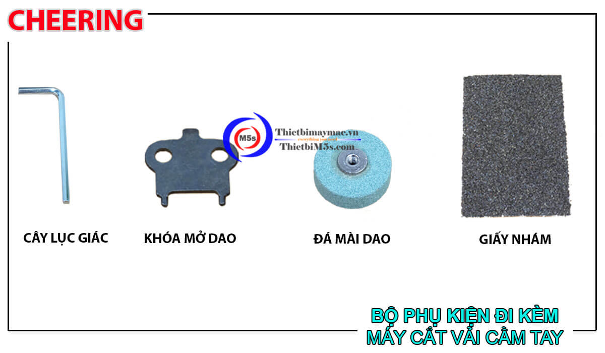 Máy cắt vải cầm tay Cheering RCS-110 Máy cắt vải cầm tay Cheering RCS-110