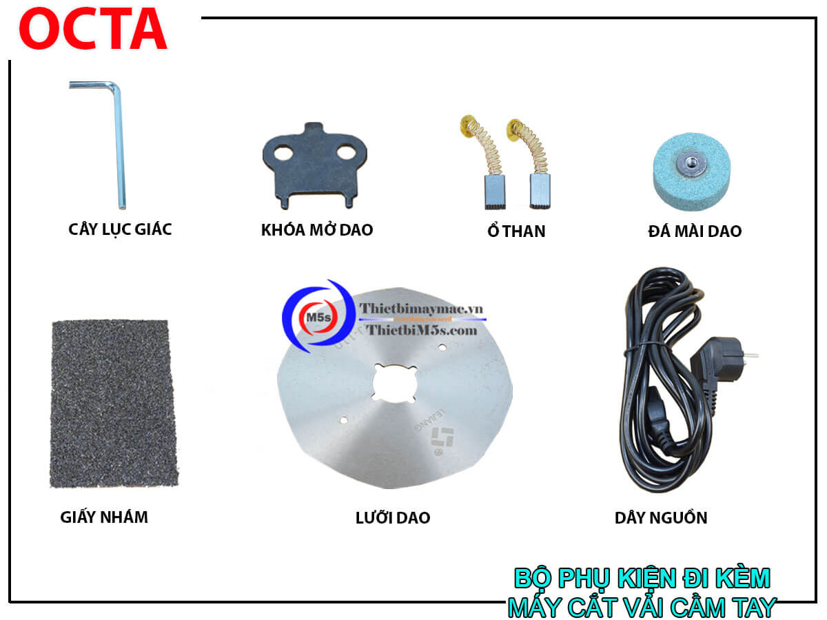 Máy cắt vải cầm tay Octa Máy cắt vải cầm tay Octa