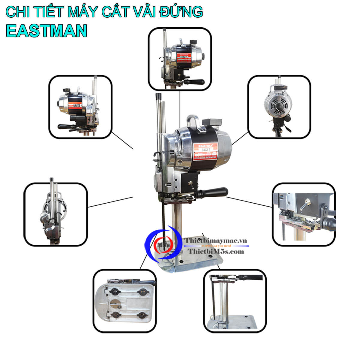 Máy cắt vải đứng Eastman Máy cắt vải đứng Eastman