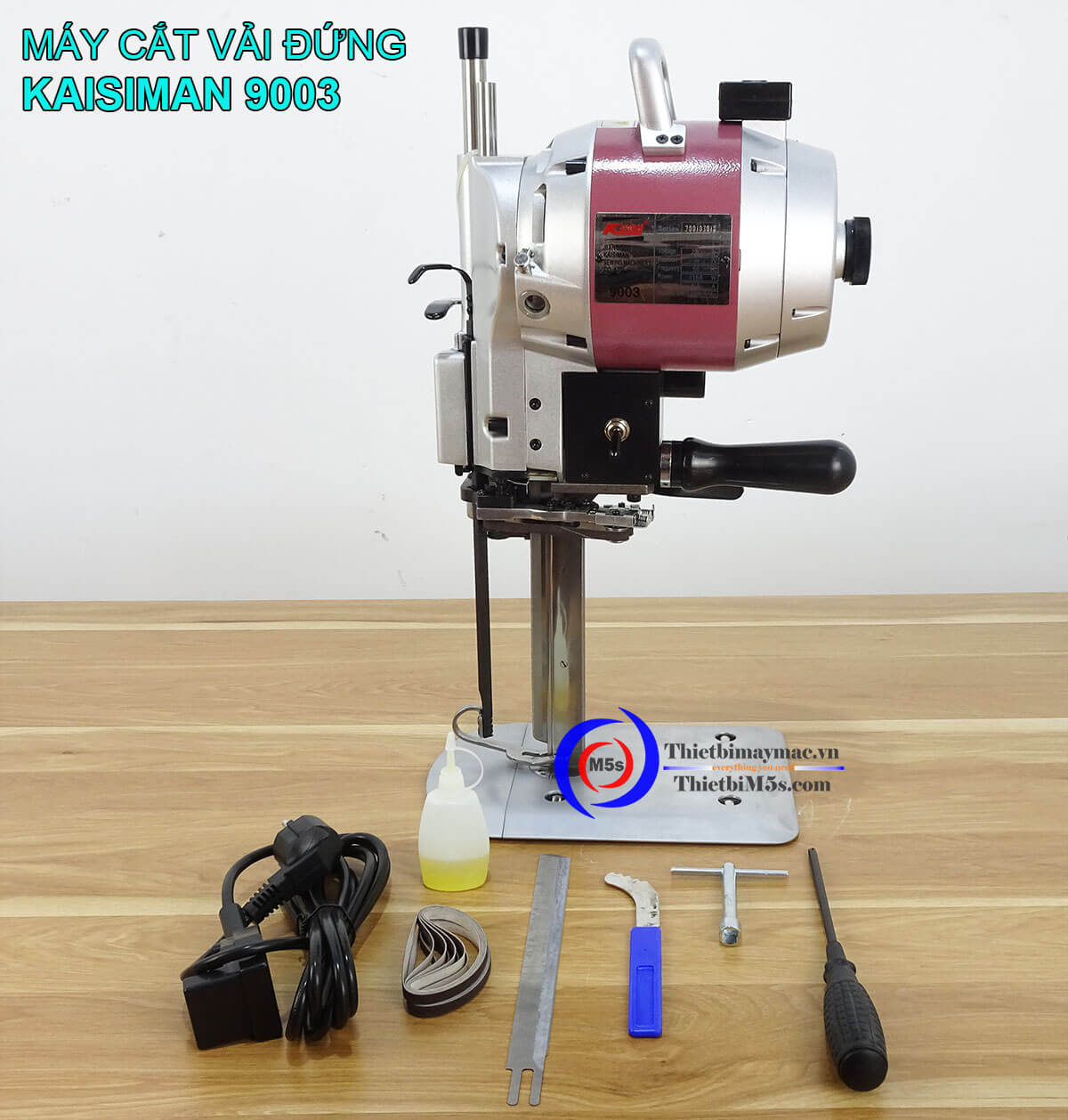 Máy cắt vải đứng Kaisiman 1168W KSM-9003 Máy cắt vải đứng Kaisiman 1168W KSM-9003