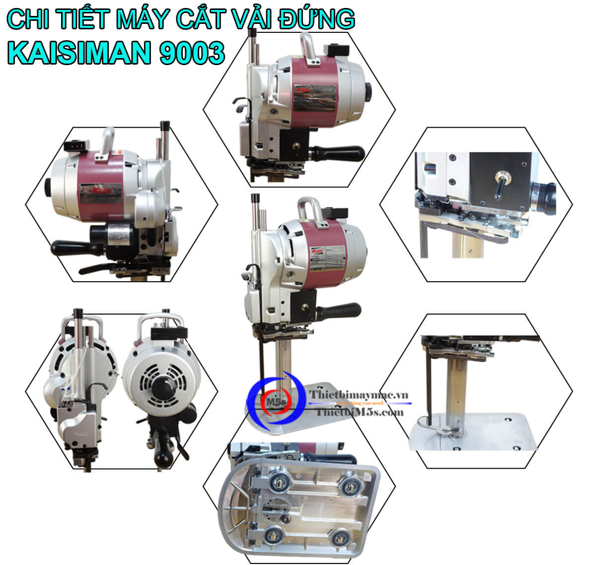 Máy cắt vải đứng Kaisiman 1168W KSM-9003 Máy cắt vải đứng Kaisiman 1168W KSM-9003