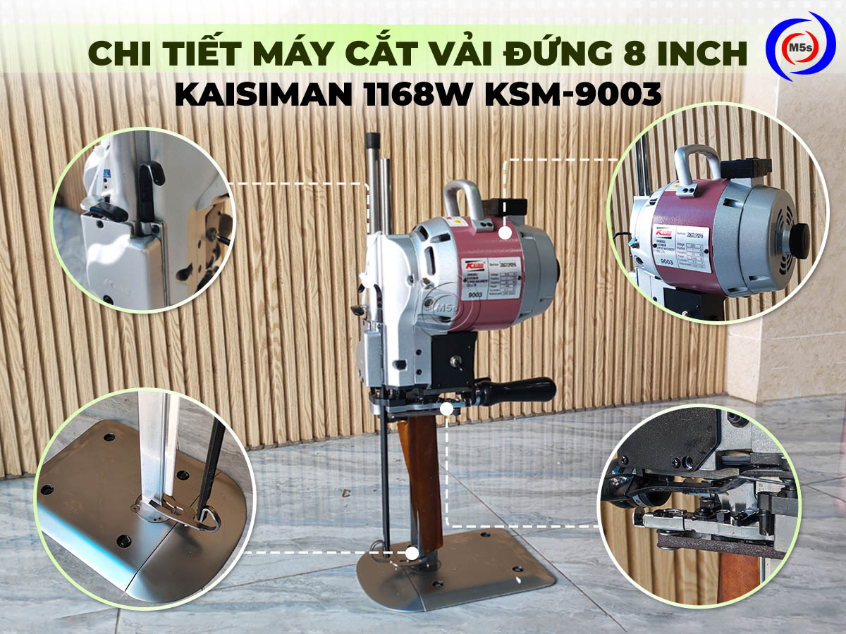 máy cắt vải đứng 8 inch Kaisiman KSM-9003 1168W máy cắt vải đứng 8 inch Kaisiman KSM-9003 1168W