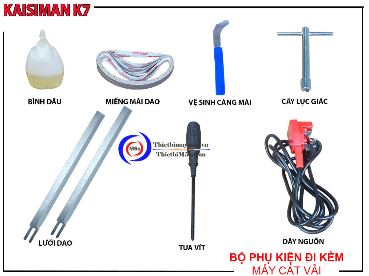Phụ kiện máy cắt vải đứng Kaisiman 1600W K7 (điện tử) Phụ kiện máy cắt vải đứng Kaisiman 1600W K7 (điện tử)