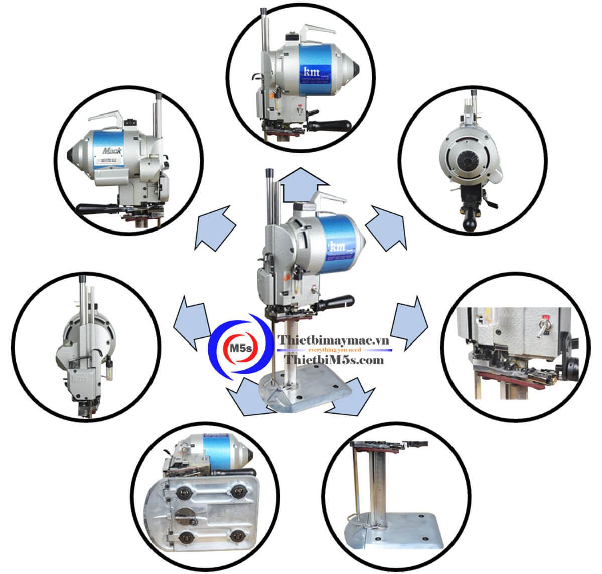 Máy cắt vải đứng KM Máy cắt vải đứng KM