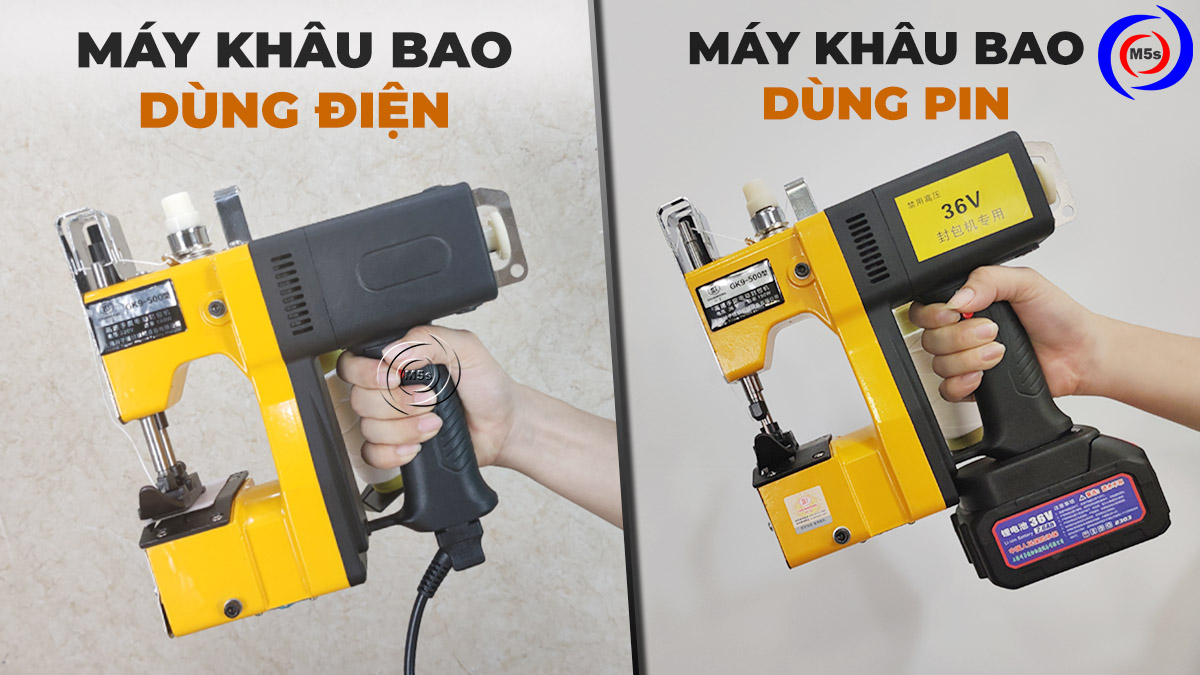máy khâu bao dùng pin và dùng điện máy khâu bao dùng pin và dùng điện
