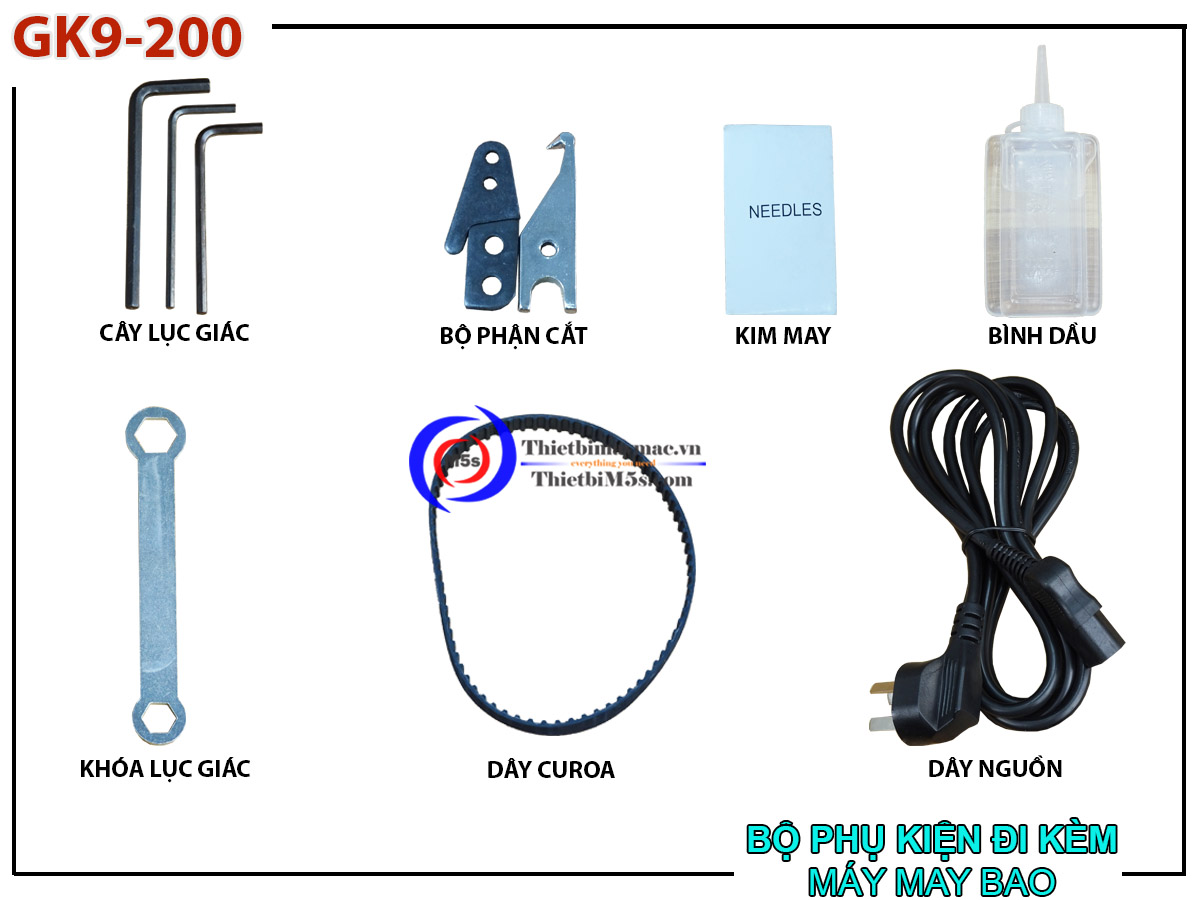 Phụ kiện máy may bao cầm tay GK9-200 Phụ kiện máy may bao cầm tay GK9-200