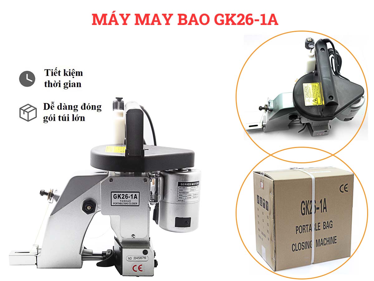 Máy may bao cầm tay Stronger GK26-1A Máy may bao cầm tay Stronger GK26-1A