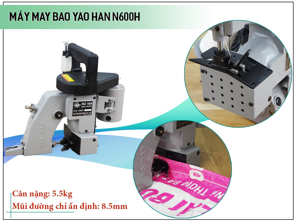 Máy may bao cầm tay Yaohan N600H Máy may bao cầm tay Yaohan N600H