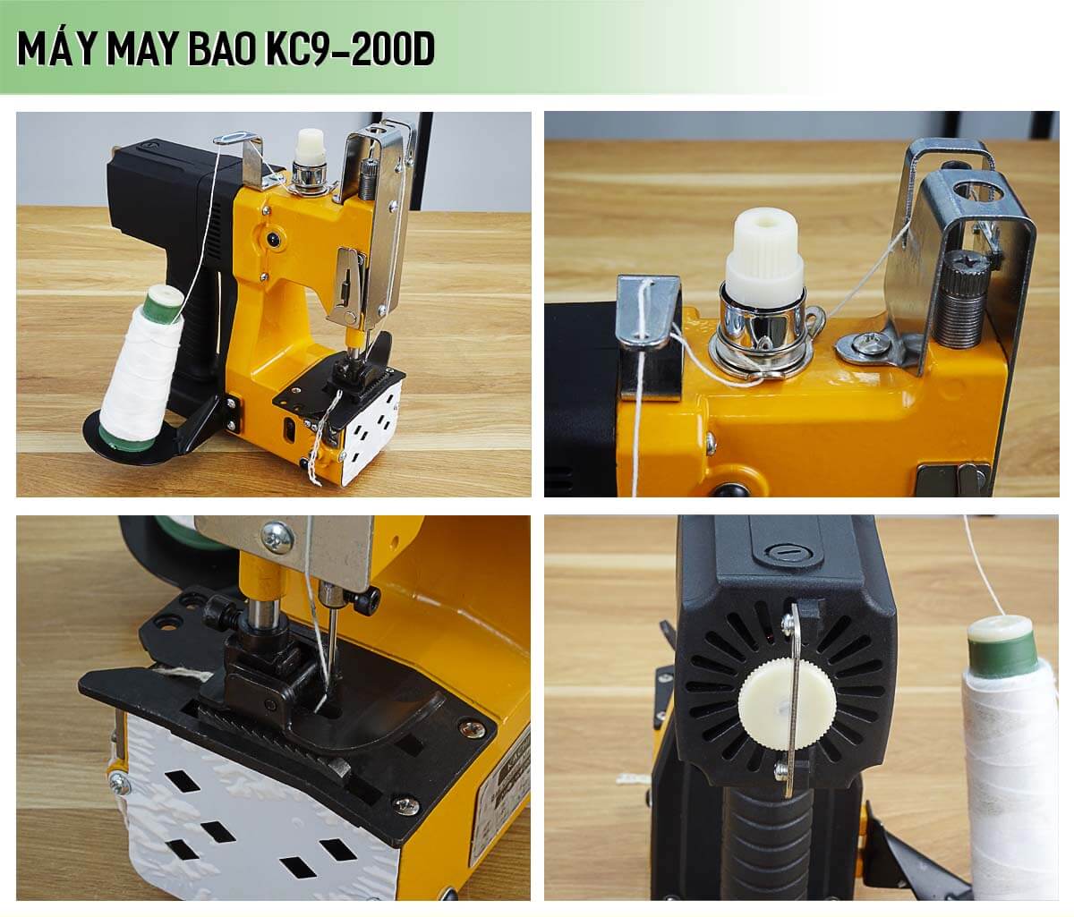 Máy may bao chạy pin cầm tay KC9-200D Máy may bao chạy pin cầm tay KC9-200D