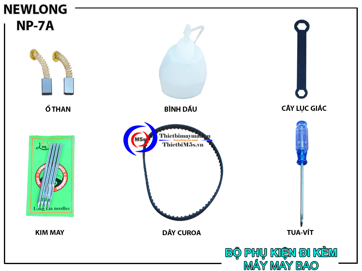 Phụ kiện máy may bao Newlong NP-7A Phụ kiện máy may bao Newlong NP-7A