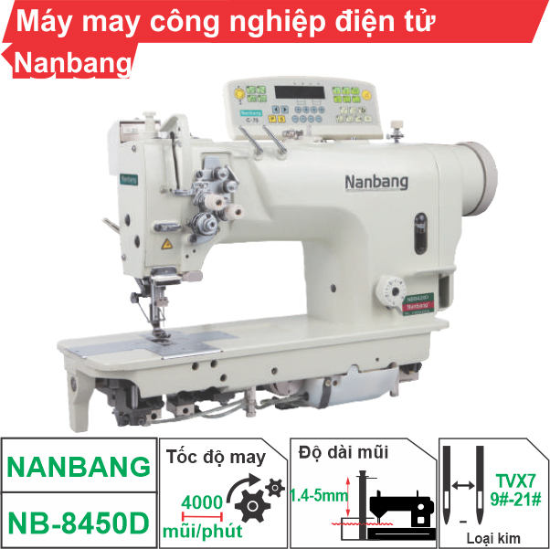 Máy may công nghiệp điện tử Nanbang NB-4850D Máy may công nghiệp điện tử Nanbang NB-4850D