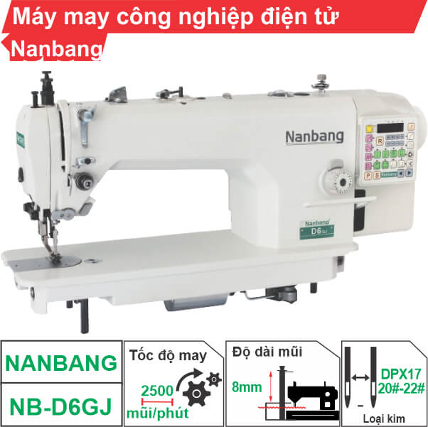 Máy may công nghiệp điện tử Nanbang NB-D6GJ Máy may công nghiệp điện tử Nanbang NB-D6GJ