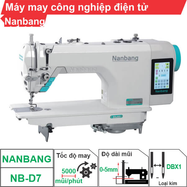 Máy may công nghiệp điện tử Nanbang NB-D7
