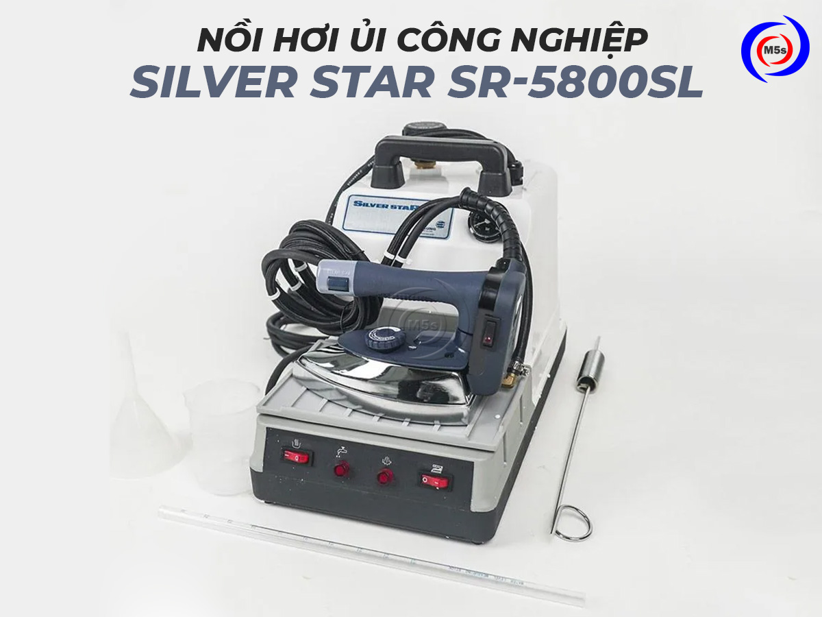 Nồi ủi hơi công nghiệp Silver Star SR-5800SL Nồi ủi hơi công nghiệp Silver Star SR-5800SL