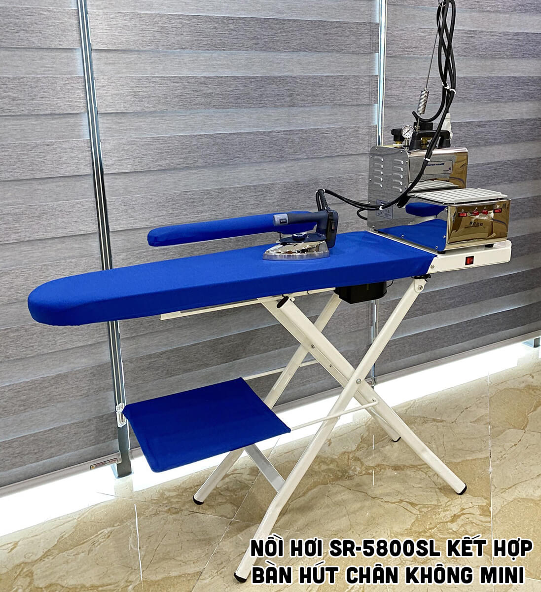 Nồi hơi SR-5800SL kết hợp bàn hút chân không mni Nồi hơi SR-5800SL kết hợp bàn hút chân không mni