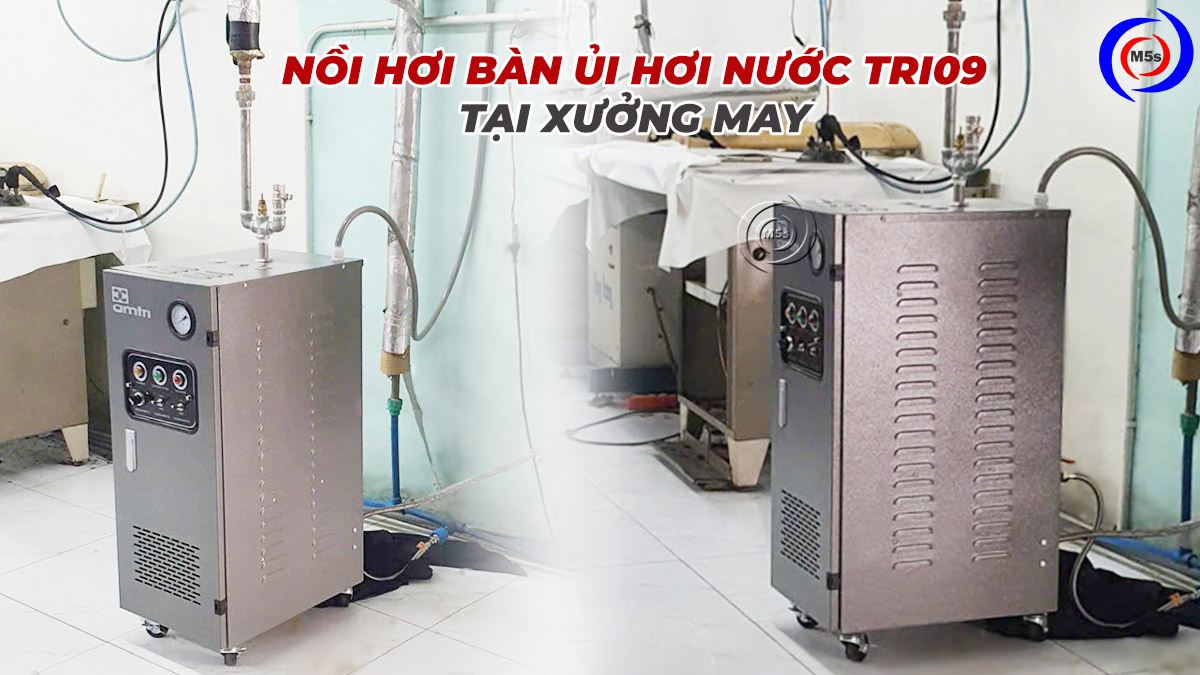 nồi hơi bàn ủi công nghiệp AMTRI 9KW nồi hơi bàn ủi công nghiệp AMTRI 9KW
