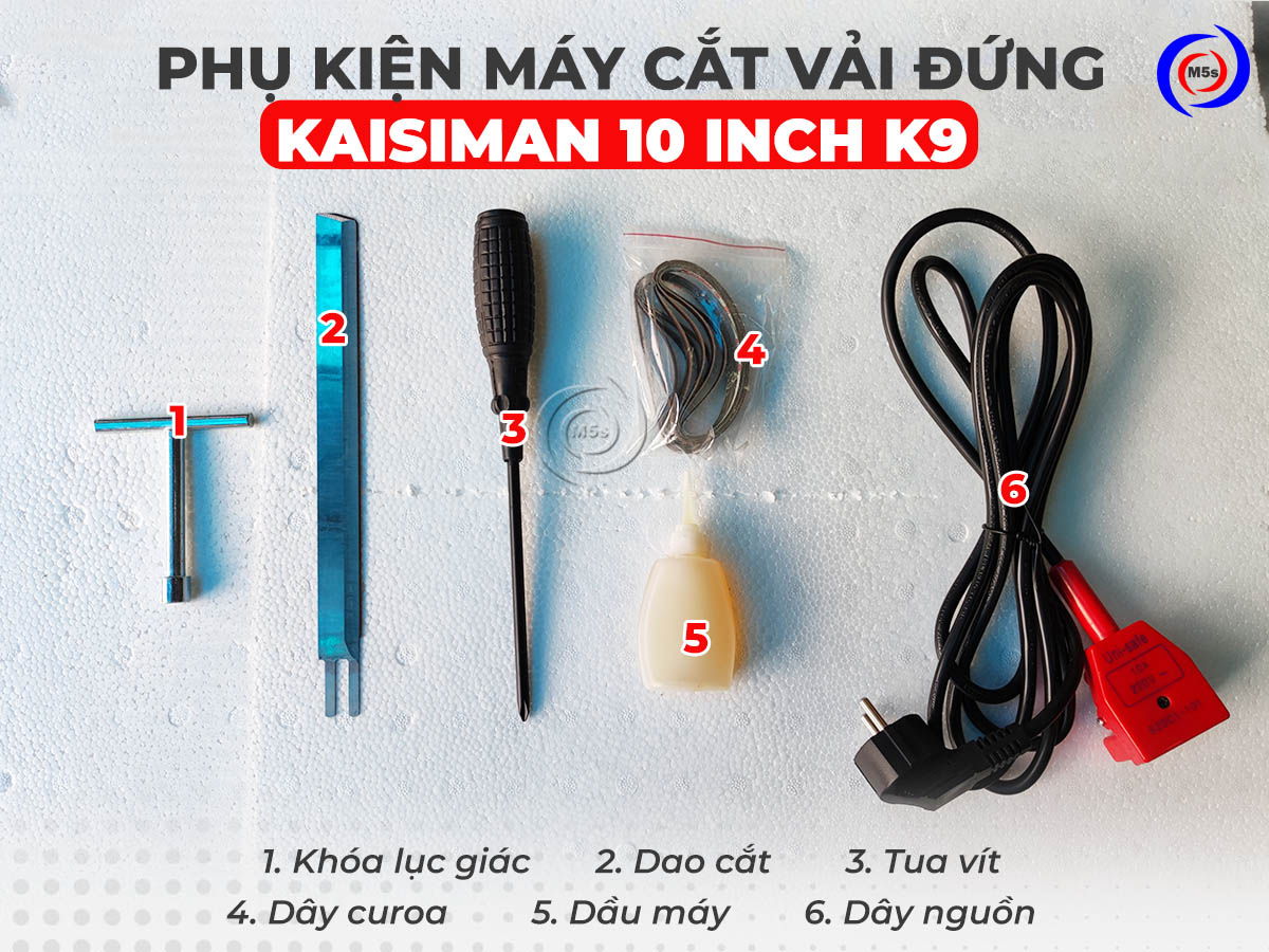 Phụ kiện của máy cắt vải dạng đứng 10 inch K9 Phụ kiện của máy cắt vải dạng đứng 10 inch K9