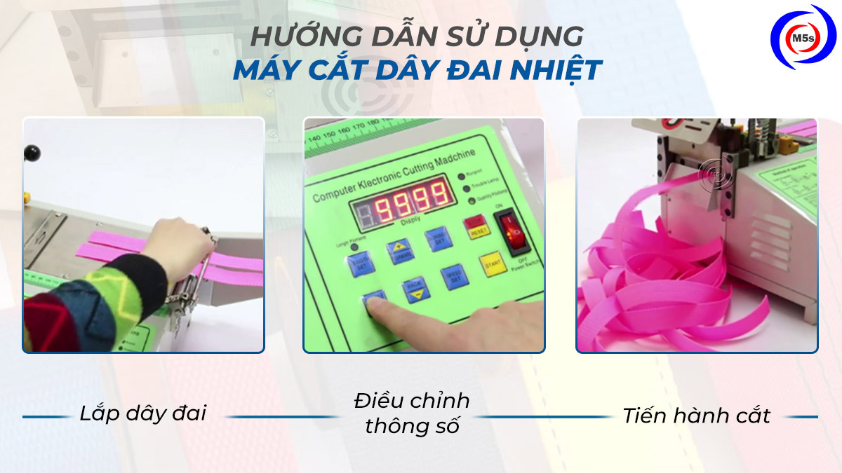 Các bước sử dụng máy cắt dây đai Các bước sử dụng máy cắt dây đai