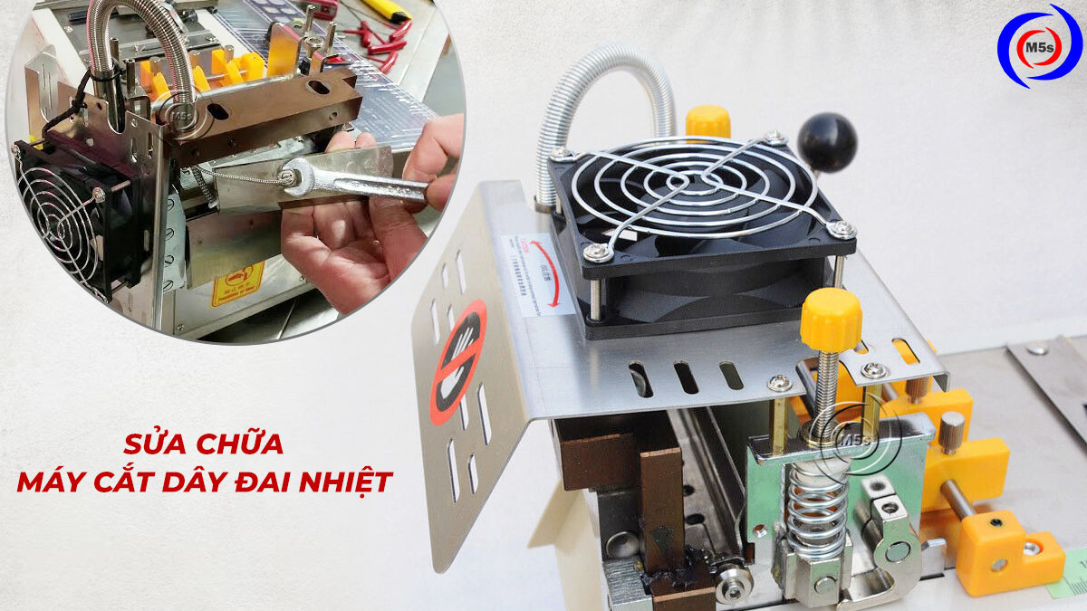 Máy cắt dây đai nhiệt phát ra tiếng ồn lớn Máy cắt dây đai nhiệt phát ra tiếng ồn lớn