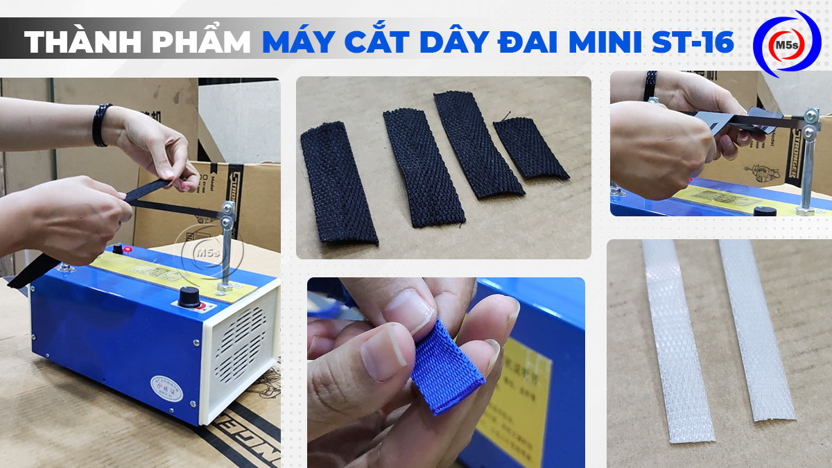 máy cắt dây đai nhiệt mini ST-16 máy cắt dây đai nhiệt mini ST-16