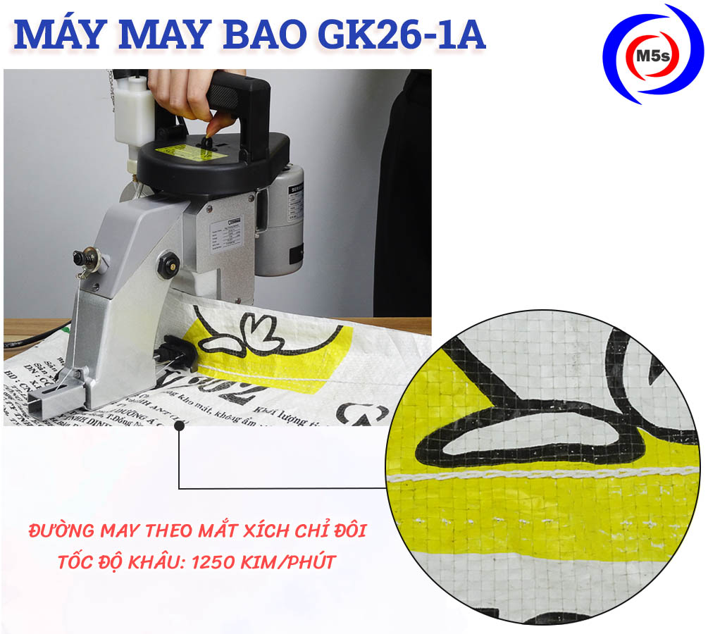 Thành phẩm máy may bao cầm tay GK26-1A Thành phẩm máy may bao cầm tay GK26-1A