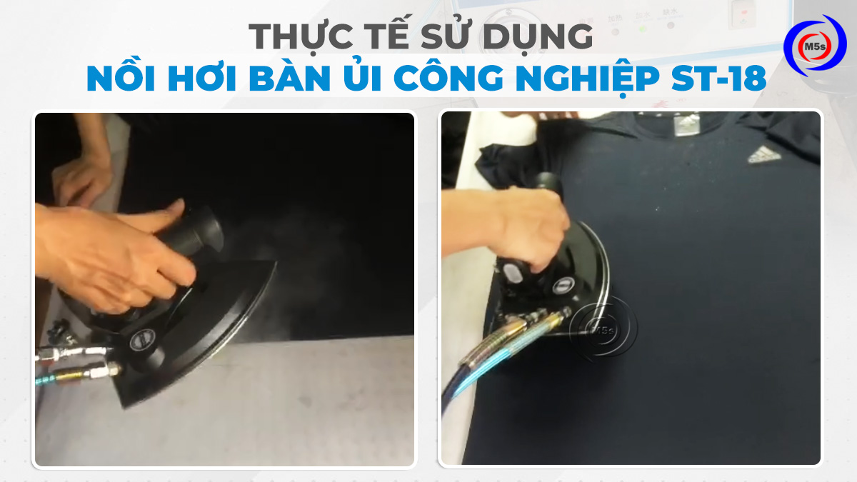 sử dụng nồi hơi bàn ủi công nghiệp ST-18 sử dụng nồi hơi bàn ủi công nghiệp ST-18