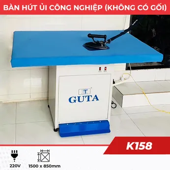 Bàn hút ủi công nghiệp 1,5m K158 (không gối)