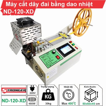 Máy cắt dây đai xéo góc ND-120-XD