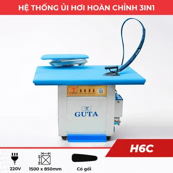 Hệ thống ủi hơi hoàn chỉnh 3in1 H6C (có gối)