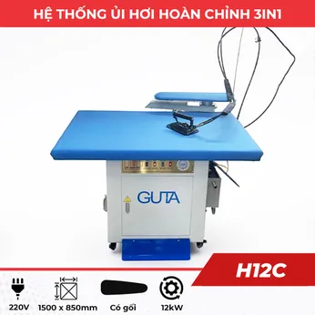 Hệ thống ủi hơi hoàn chỉnh 3in1 H12C (có gối)
