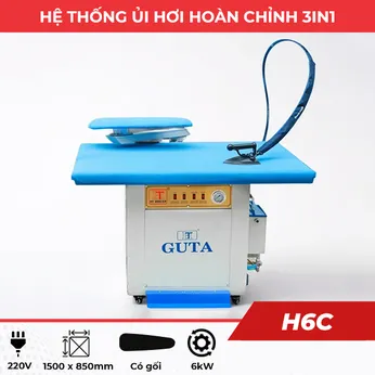 Hệ thống ủi hơi hoàn chỉnh 3in1 H6C (có gối)