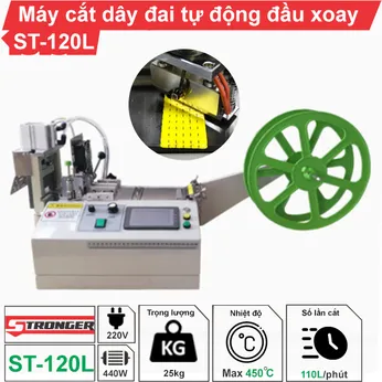 Máy cắt dây đai tự động có đầu xoay ST-120L