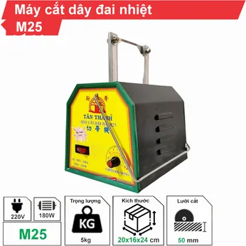 Máy cắt dây đai nhiệt bằng tay m25