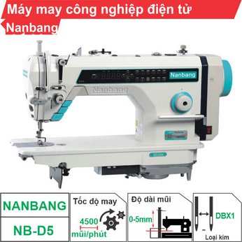 Máy may công nghiệp điện tử Nanbang NB-D5 (1 kim)