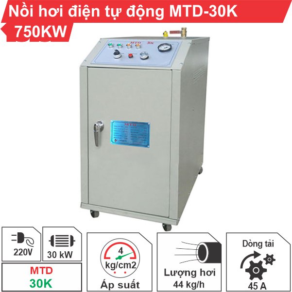 Nồi hơi bàn ủi công nghiệp tự động MTD-30K chính hãng, giá tốt