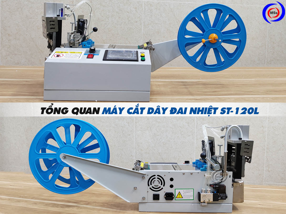 Tổng quan máy cắt dây đai bằng dao nhiệt ST-120L Tổng quan máy cắt dây đai bằng dao nhiệt ST-120L