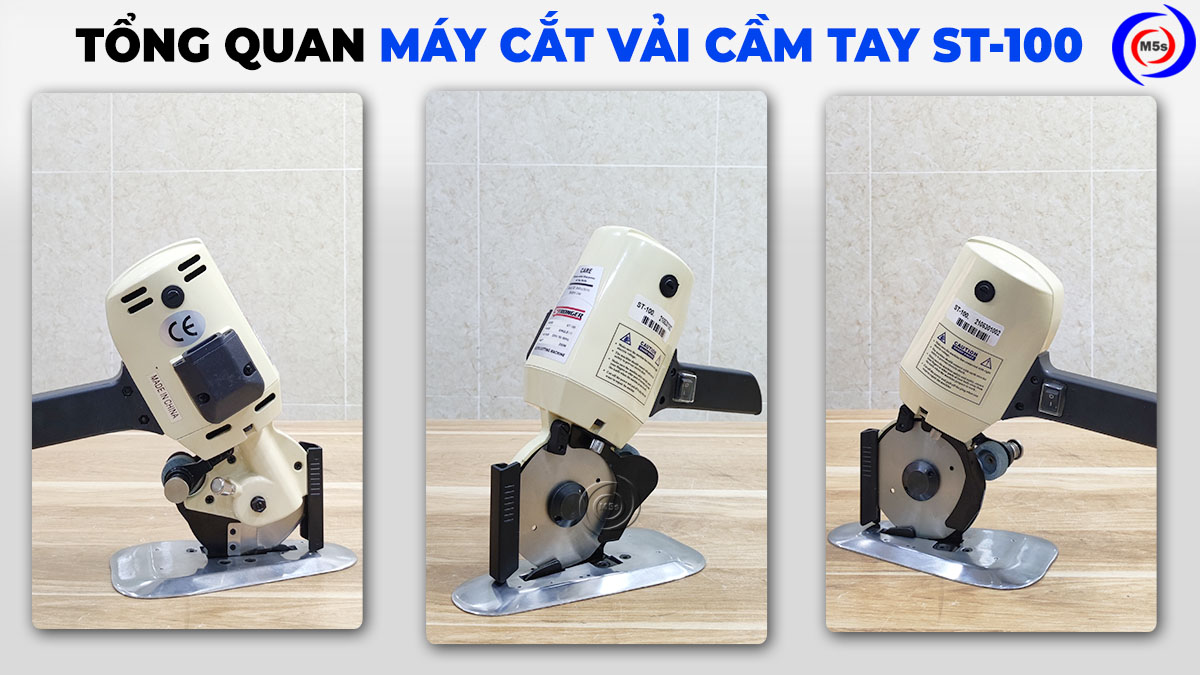 Máy cắt vải mini cầm tay Stronger ST-100 Máy cắt vải mini cầm tay Stronger ST-100