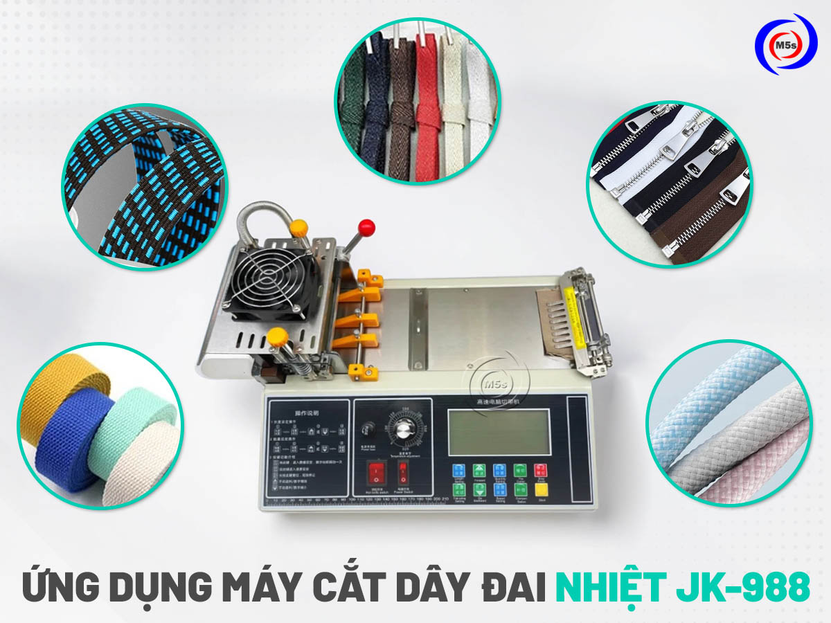 máy cắt dây đai nhiệt JK-988 máy cắt dây đai nhiệt JK-988