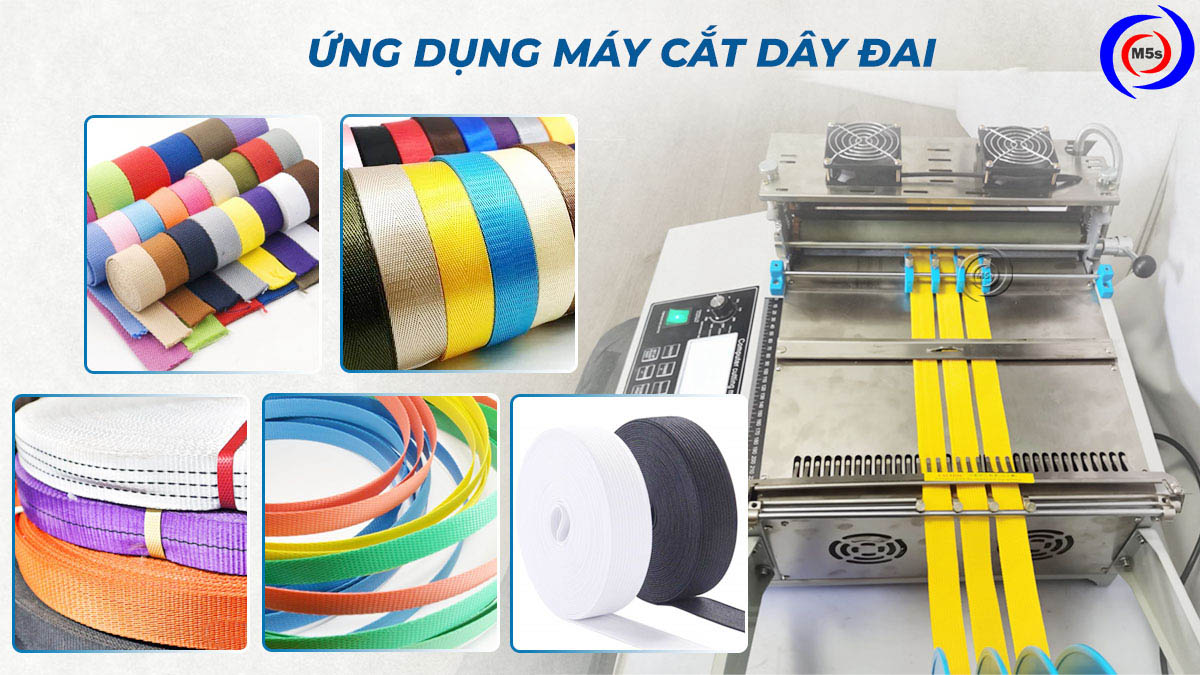 Ứng dụng máy cắt dây đai bằng Ứng dụng máy cắt dây đai bằng