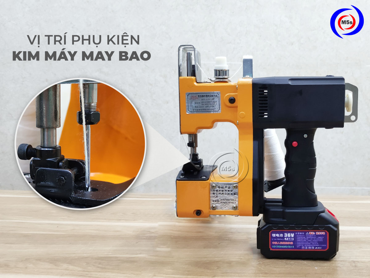 Vị trí kim của máy may bao pin GK9-370 Vị trí kim của máy may bao pin GK9-370