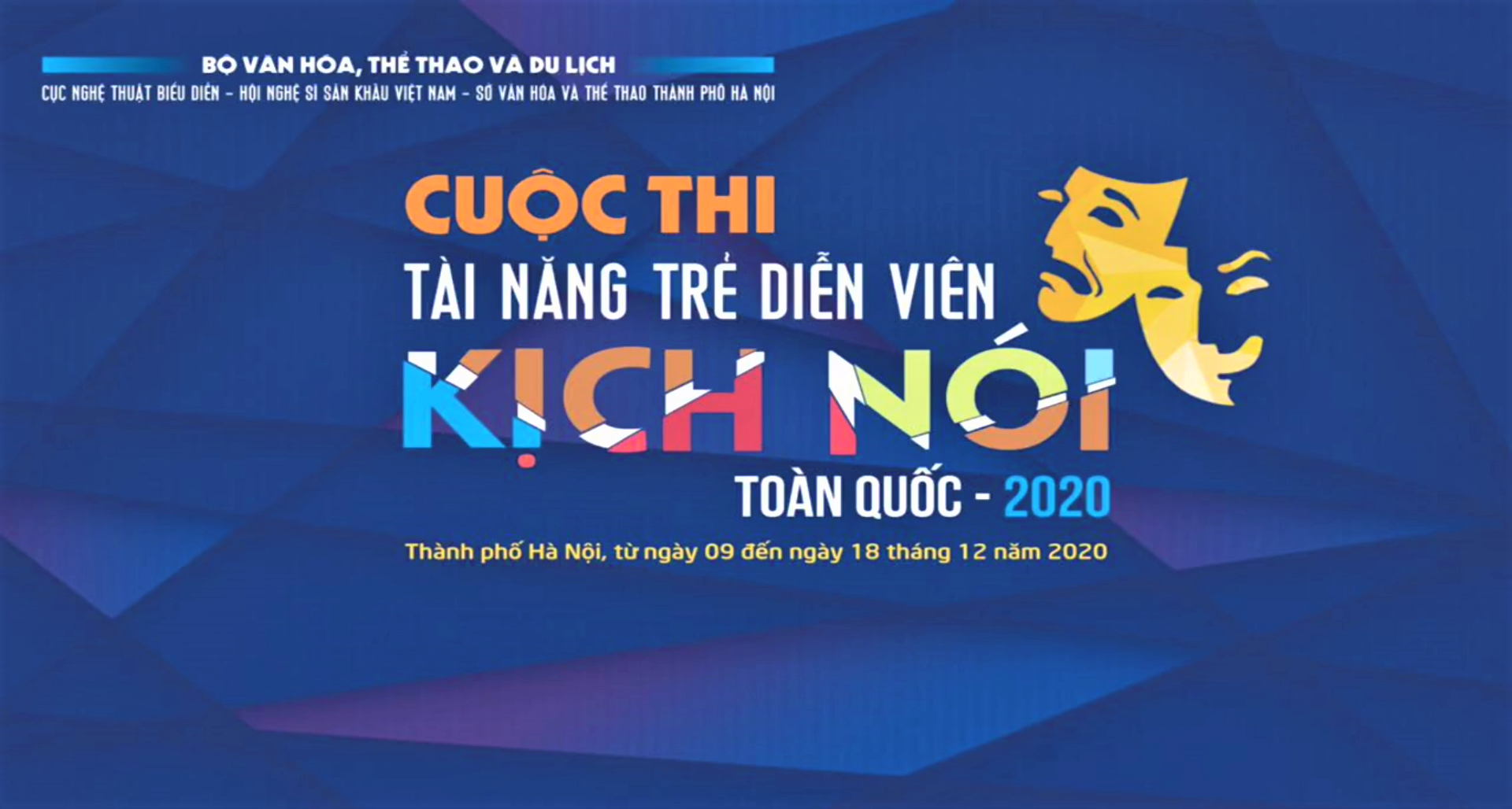 Cuộc thi Tài năng trẻ diễn viên kịch nói toàn quốc 2020