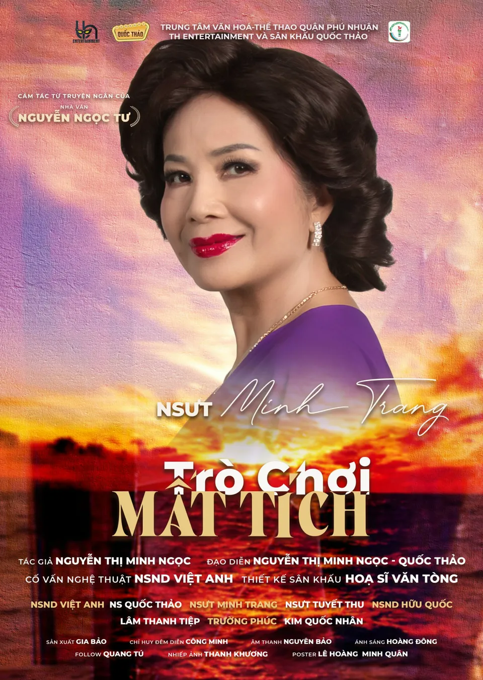 Vở Trò Chơi Mất Tích: NSND Việt Anh, Ns Quốc Thảo, NSƯT MInh Trang, NSƯT Tuyết Thu, NSND Hữu Quốc,...