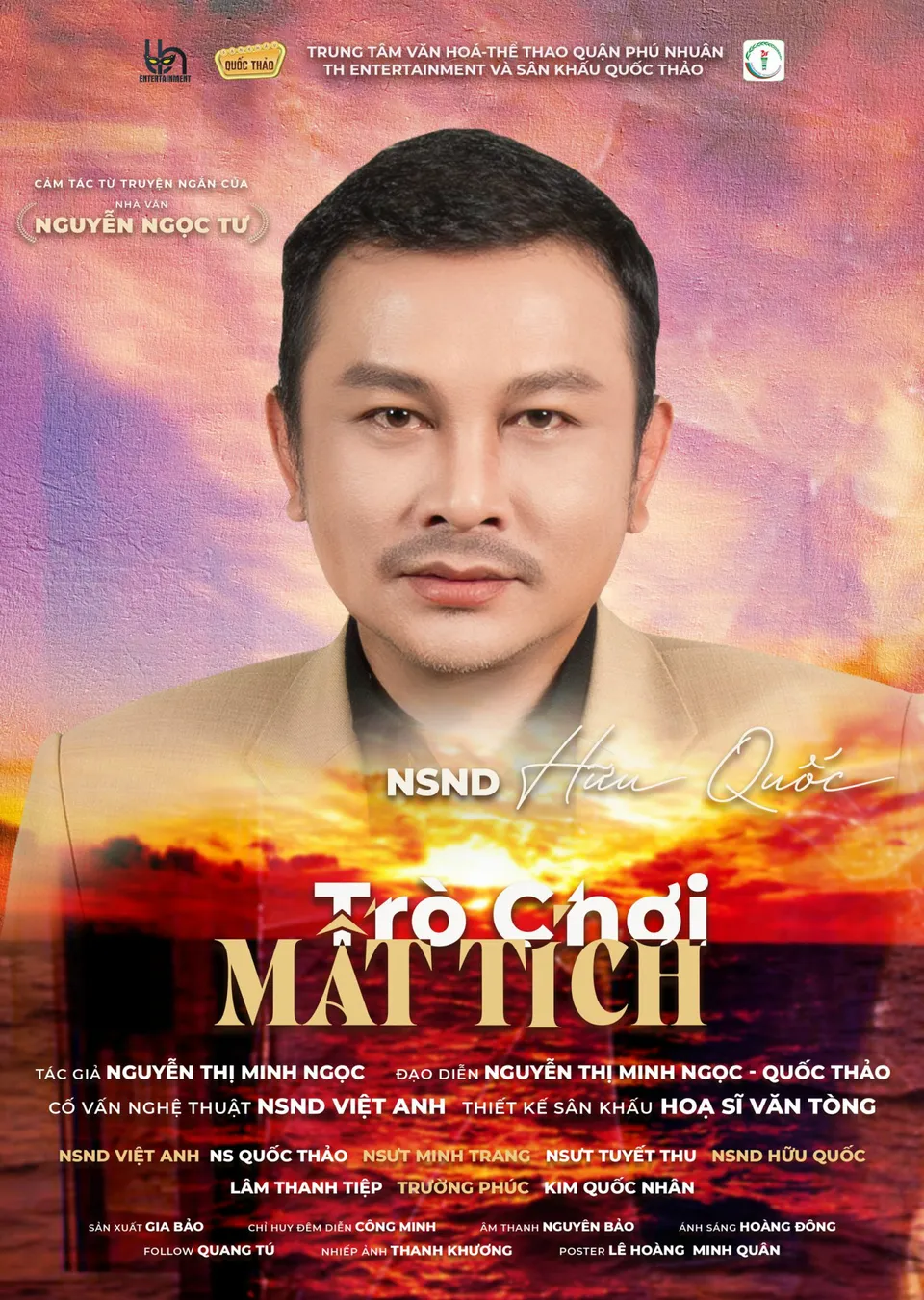 Vở Trò Chơi Mất Tích: NSND Việt Anh, Ns Quốc Thảo, NSƯT MInh Trang, NSƯT Tuyết Thu, NSND Hữu Quốc,...