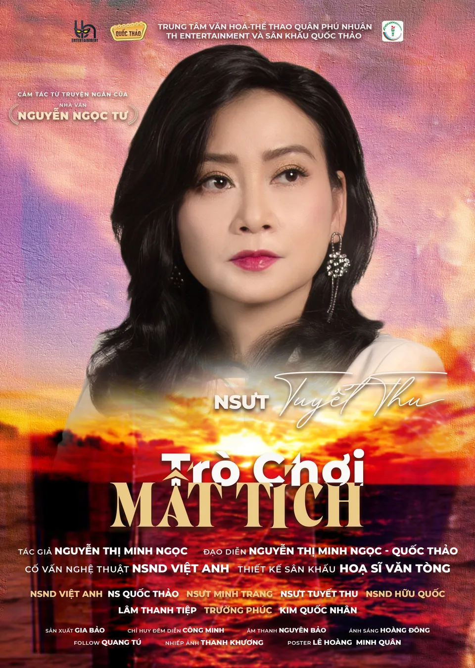 Vở Trò Chơi Mất Tích: NSND Việt Anh, Ns Quốc Thảo, NSƯT MInh Trang, NSƯT Tuyết Thu, NSND Hữu Quốc,...