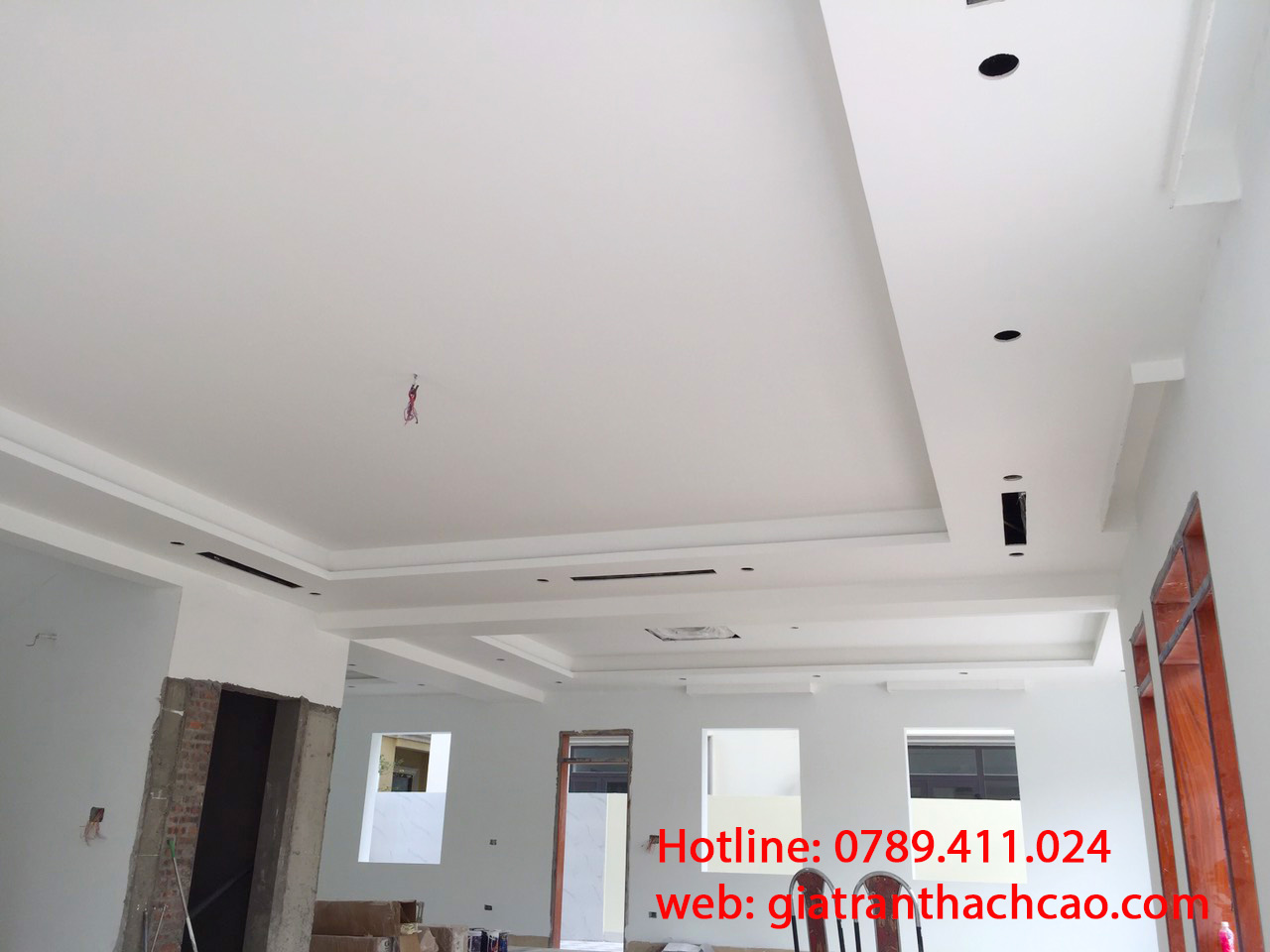 Trần thạch cao chìm cho biệt thự Trần thạch cao chìm cho biệt thự