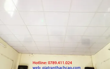 Thi công trần nhựa thả tại bãy cháy