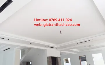 Giá thi công trần thạch cao chìm